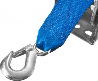 Лебедка ручная барабанная ЗУБР &quot;ПРОФЕССИОНАЛ&quot;, тяговая, ленточная, 0,5т, 8м — Официальный партнер ЗУБР в России