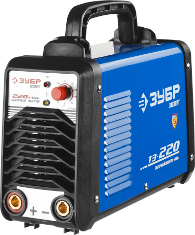 Инвертор сварочный, ЗУБР Профессионал ЗАС-Т3-220, 220А, MMA,IGBT,Форсаж дуги,Горячий старт,Антиприлипание эл-да,ПВ-60%,220В (мин 160В) — Официальный партнер ЗУБР в России