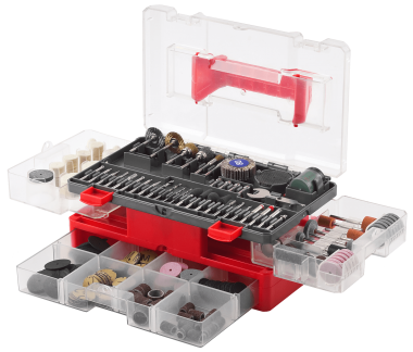 Набор мини-насадок ЗУБР для гравировальных машин, 349 предметов — Официальный партнер ЗУБР в России