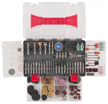 Набор мини-насадок ЗУБР для гравировальных машин, 349 предметов — Официальный партнер ЗУБР в России