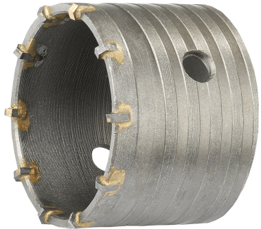 Коронка ЗУБР буровая кольцевая, по бетону, без державки, 80мм — Официальный партнер ЗУБР в России