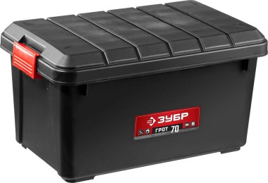 Ящик для инструментов ГРОТ-70 ЗУБР 610 x 370 x 330 мм (24&quot;), пластиковый, 38184-24_z01 — Официальный партнер ЗУБР в России