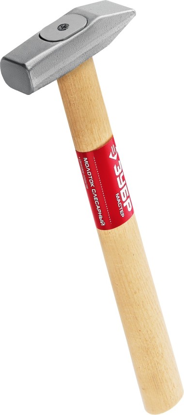 Молоток слесарный с деревянной рукояткой ЗУБР 200 г, 20015-02_z02 — Официальный партнер ЗУБР в России