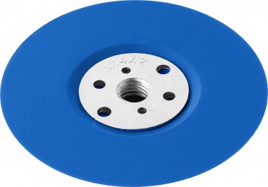 Тарелка опорная ЗУБР пластиковая для УШМ под круг фибровый на шайбе, d180 мм, М14, &quot;ПРОФЕССИОНАЛ&quot; 35775-180 — Официальный партнер ЗУБР в России