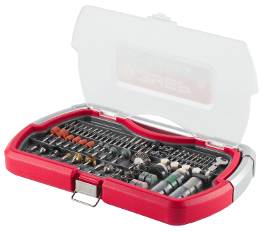 Набор мини-насадок ЗУБР для гравировальных машин, 206 предметов — Официальный партнер ЗУБР в России