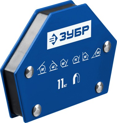 Угольник магнитный ЗУБР для сварочных работ УМ-6, до 11 кг, серии Профессионал 40055-11 — Официальный партнер ЗУБР в России