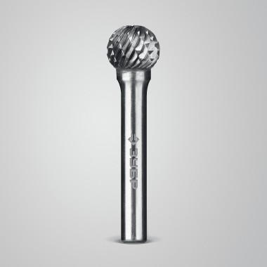 ЗУБР 12х11 мм, тип D (сфера), хв-к 6 мм, твердосплавная борфреза, ПРОФЕССИОНАЛ (28803-12-11) — Официальный партнер ЗУБР в России