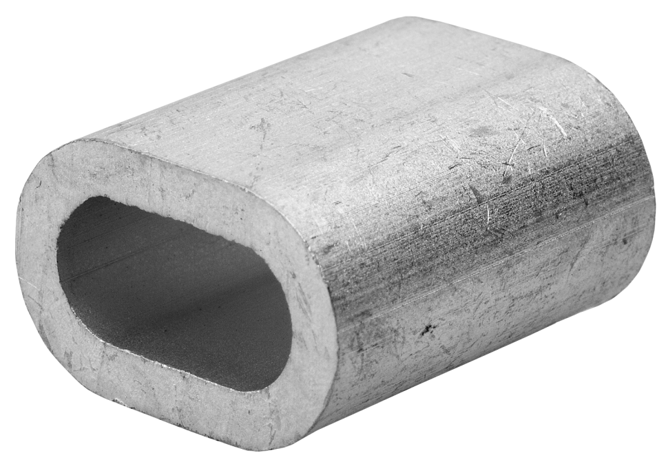 Зажим троса DIN 3093 алюминиевый, 4мм, 2 шт, ЗУБР фото 1 &mdash; Официальный партнер ЗУБР в России