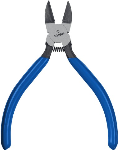 Бокорезы ЗУБР &quot;ПРОФЕССИОНАЛ&quot; для пластика и меди, хромоникелевая сталь, обливные рукоятки, особочистый рез заподлицо, 125мм — Официальный партнер ЗУБР в России