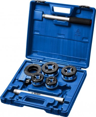 Набор резьбонарезной трубный ЗУБР №4, с трещоткой, 1/2&quot;, 3/4&quot;, 1&quot;, 5/4&quot;, 5 предметов, кейс, &quot;Профессионал&quot; 28270-H4_z01 — Официальный партнер ЗУБР в России