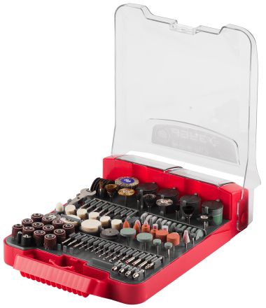 Набор мини-насадок ЗУБР для гравировальных машин, 238 предметов — Официальный партнер ЗУБР в России