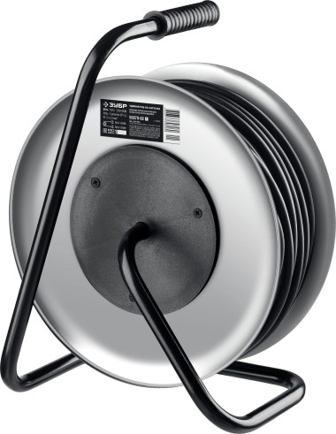 Силовой удлинитель на стальной катушке КГ 325 КГ 3х2.5 50м 4000Вт IP44, 55079-50_z01 — Официальный партнер ЗУБР в России