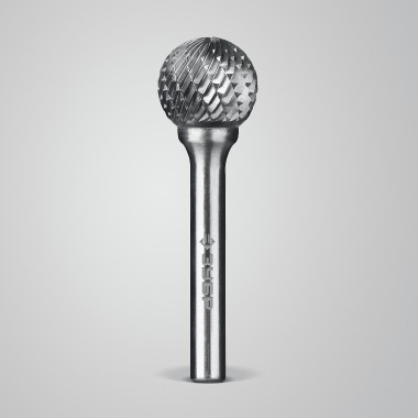 ЗУБР 16х14 мм, тип D (сфера), хв-к 6 мм, твердосплавная борфреза, ПРОФЕССИОНАЛ (28803-16-14) — Официальный партнер ЗУБР в России