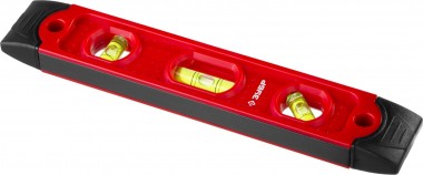 Уровень ЗУБР &quot;МАСТЕР&quot; ТОРПЕДО пластмассовый, магнитный, 4 ампулы, 230мм — Официальный партнер ЗУБР в России