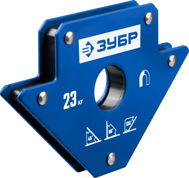 Угольник магнитный ЗУБР для сварочных работ УМ-3, до 23 кг, серии Профессионал 40050-23 — Официальный партнер ЗУБР в России