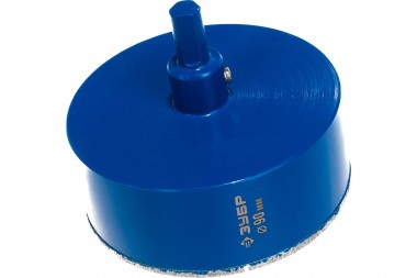 Коронка алмазная по кафелю и стеклу, d=90 мм, зерно Р 60, в сборе с центрирующим сверлом и имбусовым ключом, ЗУБР Профессионал 29850-90 — Официальный партнер ЗУБР в России