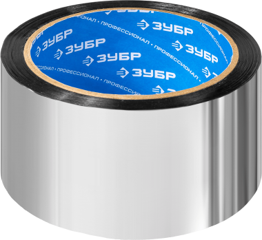 Лента клеящая металлизированная, ЗУБР 12260-50-50, 48мм х 50м — Официальный партнер ЗУБР в России