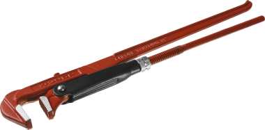 Ключ трубный ЗУБР &quot;МАСТЕР&quot; рычажный, прямые губки, цельнокованный, № 2, 1.5&quot; — Официальный партнер ЗУБР в России