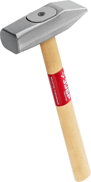 Молоток слесарный с деревянной рукояткой ЗУБР 800 г, 20015-08_z02 Мастер — Официальный партнер ЗУБР в России