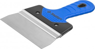 Шпатель ЗУБР ФАСАДНЫЙ усиленный, нержавеющее полотно, двухкомпонентная ручка, 150мм, &quot;ПРОФЕССИОНАЛ&quot;, 10049-15_z03 — Официальный партнер ЗУБР в России
