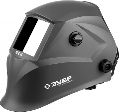 Маска сварщика ЗУБР &quot;АР 9-13&quot; с автоматическим светофильтром, экран 93х43мм, затемнение 9-13, режим &quot;шлифование&quot;, 11073 — Официальный партнер ЗУБР в России