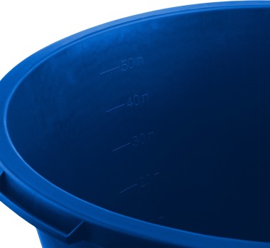 Таз строительный круглый ЗУБР 60 л, 06094-65 — Официальный партнер ЗУБР в России