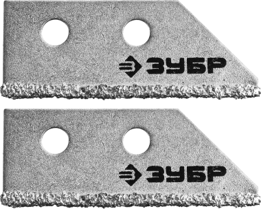 Лезвия ЗУБР &quot;ЭКСПЕРТ&quot; сменные с карбидным напылением для скребка 33417, 2шт — Официальный партнер ЗУБР в России
