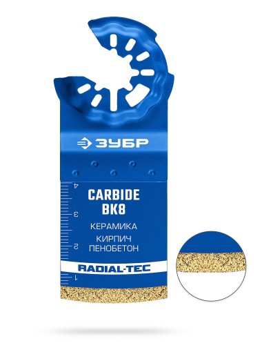 ЗУБР CARBIDE ВК8 Р60, 35x40 мм полотно с твердосплавной крошкой: керамика, кирпич, пластик (15577-35-40) &mdash; Официальный партнер ЗУБР в России