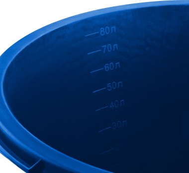 Таз строительный круглый ЗУБР 90 л, 06094-90 — Официальный партнер ЗУБР в России