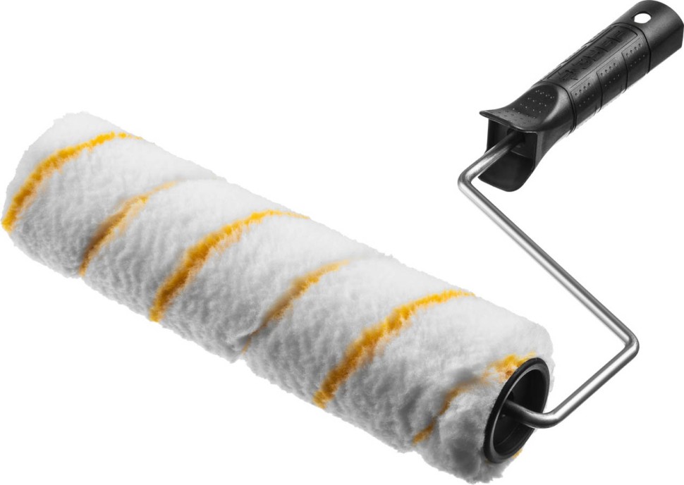 Валик малярный ЗУБР 240 мм, d=40 мм, ворс 12 мм, ручка d=6 мм, 03516-24_z01 фото 1 — Официальный партнер ЗУБР в России