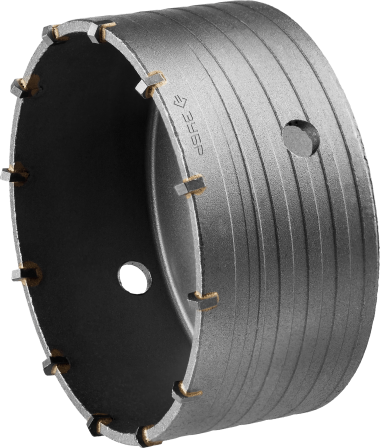 Коронка по бетону ЗУБР &quot;ПРОФЕССИОНАЛ&quot; без державки, 125 мм, резьбовая посадка коронки М22 — Официальный партнер ЗУБР в России