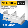 ЗУБР зуб 10*10 мм, до 600 мм, оцинкованная сталь, Раздвижная гребенка для плитки, Профессионал (08045-10) фото 1 &mdash; Официальный партнер ЗУБР в России