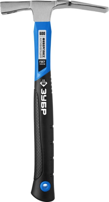 Молоток каменщика ЗУБР 600 г, с фиберглассовой рукояткой, 20163_z01 Профессионал — Официальный партнер ЗУБР в России
