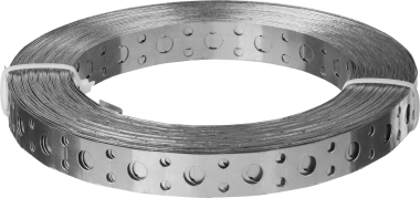 Перфорированная вентиляционная лента прямая ПВЛ, 20х0.5мм, 25м, ЗУБР — Официальный партнер ЗУБР в России