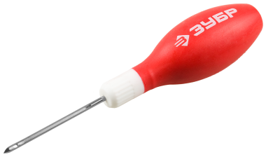 Шило ЗУБР &quot;МАСТЕР&quot; швейное, эргономичная обрезиненная рукоятка, длина 60мм, d 2мм — Официальный партнер ЗУБР в России