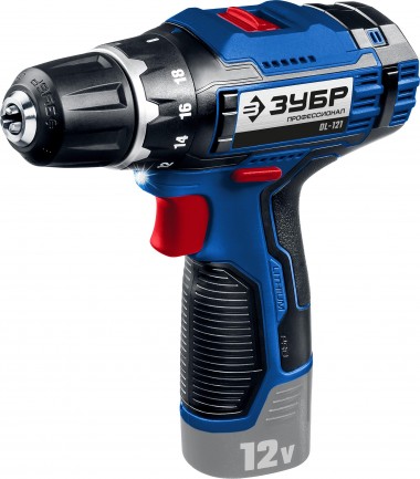 Дрель-шуруповерт DL-121, 12В, без АКБ, в коробке, ЗУБР &quot;ПРОФЕССИОНАЛ&quot; — Официальный партнер ЗУБР в России