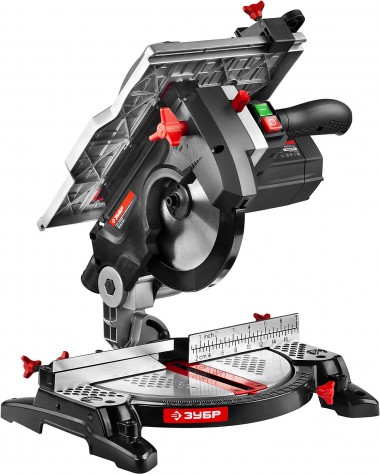 Пила торцовочная комбинированная, ЗУБР ЗПТК-210-1500, d= 210 x 30 мм, 1500Вт, 4500 об/мин, 90°- 55/120 мм, 45°- 35/65 мм — Официальный партнер ЗУБР в России