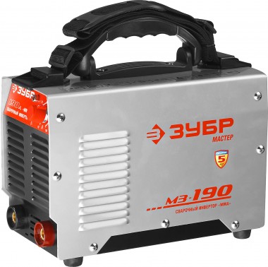 Инвертор сварочный, ЗУБР ЗАС-М3-190, М3, 190А, MMA, IGBT, ПВ-35%, Форсаж дуги, Горячий старт, 220В (мин 160В) — Официальный партнер ЗУБР в России