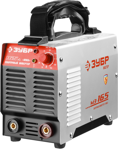 Инвертор сварочный, ЗУБР ЗАС-М3-165, М3, 165А, MMA, IGBT, ПВ-35%, Форсаж дуги, Горячий старт, 220В (мин 160В) — Официальный партнер ЗУБР в России