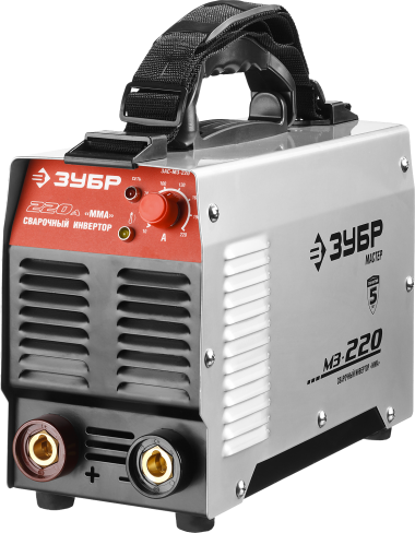 Инвертор сварочный, ЗУБР ЗАС-М3-220, М3, 220А, MMA, IGBT, ПВ-25%, Горячий старт, 220В (мин 160В) — Официальный партнер ЗУБР в России