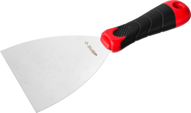 Шпатель ЗУБР &quot;МАСТЕР&quot;, профилированное нержавеющее полотно, 2к ручка, 100мм — Официальный партнер ЗУБР в России