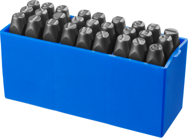 Клейма ЗУБР буквенные латинские, шрифт 6мм — Официальный партнер ЗУБР в России