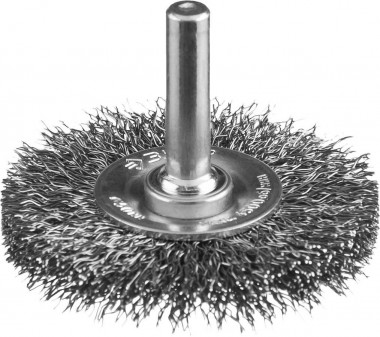 Щетка &quot;Зубр&quot; дисковая для дрели, витая стальная проволока 0,3мм, d50мм &quot;ПРОФЕССИОНАЛ&quot;, 35198-050_z02 — Официальный партнер ЗУБР в России