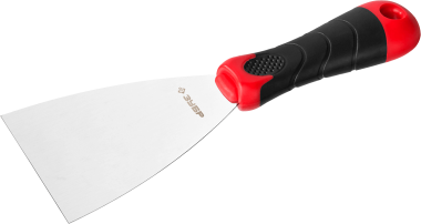 Шпатель ЗУБР &quot;МАСТЕР&quot;, профилированное нержавеющее полотно, 2к ручка, 80мм — Официальный партнер ЗУБР в России