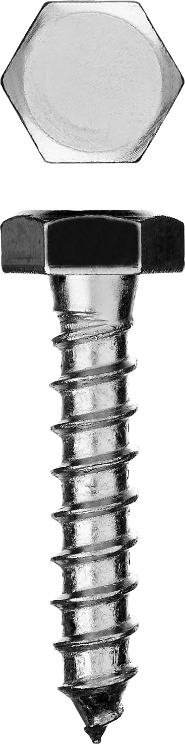 Шурупы ШДШ с шестигранной головкой (DIN 571), 120 х 10 мм, 20 шт, ЗУБР — Официальный партнер ЗУБР в России