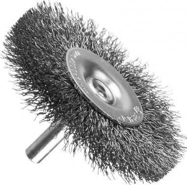 Щетка &quot;Зубр&quot; дисковая для дрели, витая стальная проволока 0,3мм, d63мм &quot;ПРОФЕССИОНАЛ&quot;, 35198-063_z02 — Официальный партнер ЗУБР в России