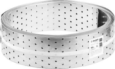 Перфорированная монтажная лента ПЛ-2.0, 100х2мм, 10м, ЗУБР &mdash; Официальный партнер ЗУБР в России