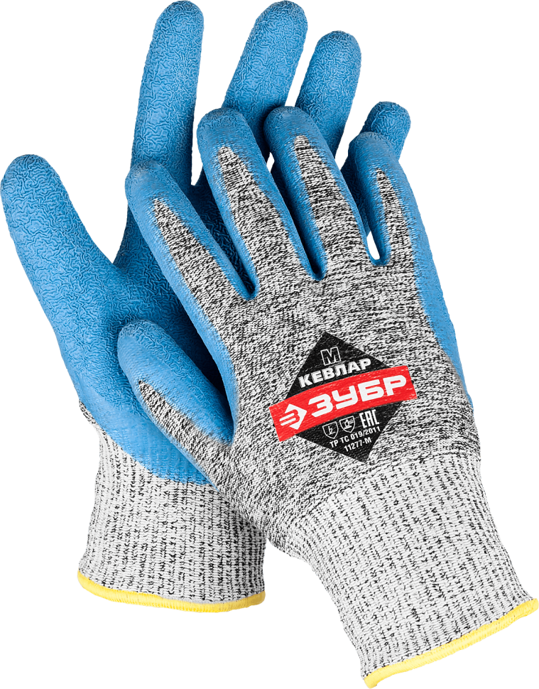 Перчатки ЗУБР для защиты от порезов, с рельефным латексным покрытием, размер XL (10) фото 1 — Официальный партнер ЗУБР в России