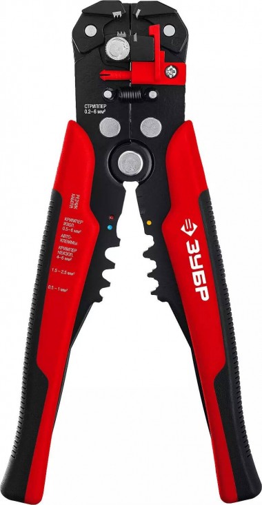 Стриппер автоматический многофункциональный &quot;&#039;ТM-1&quot;, 0.2 - 6мм2, &quot;Мастер&quot;, ЗУБР, 22645 — Официальный партнер ЗУБР в России