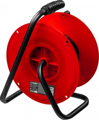 Удлинитель на катушке ПВС 307, 20 м, 2500 Вт, 4 гнезда, ПВС 3х0,75 кв мм, ЗУБР — Официальный партнер ЗУБР в России